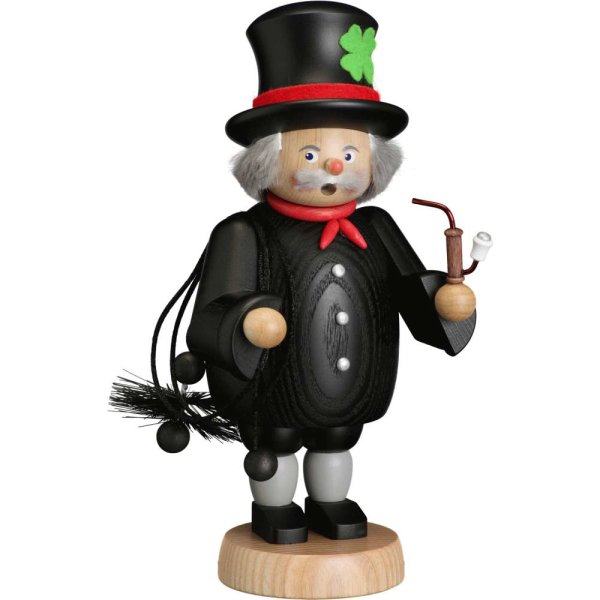 Seiffener Volkskunst Räucherfigur Schornsteinfeger Größe 21 cm