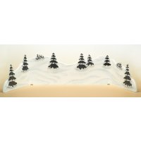 Hubrig-Volkskunst Winterkinder Winterlandschaft Diorama...