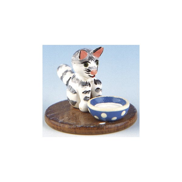 Hubrig-Volkskunst Miniaturen Naschkätzchen Höhe 3 cm