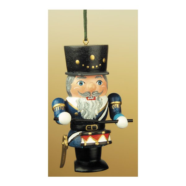 Hubrig-Volkskunst Baumbehang Nussknacker - Trommler Höhe 7cm