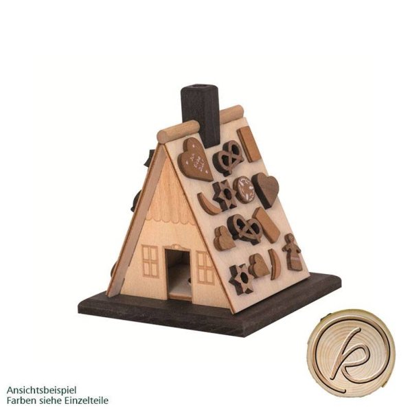 Kuhnert Erzgebirge Bastelset Rauchhaus Höhe ca. 12 cm