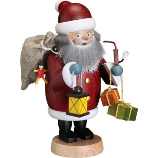 Seiffener Volkskunst Räucherfigur Weihnachtsmann Größe 19 cm
