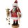 KWO Erzgebirge Räuchermann Santa Claus rot Höhe 18 cm