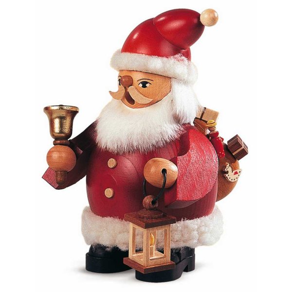 Müller Erzgebirge Räuchermann klein Weihnachtsmann 12 x 14 cm