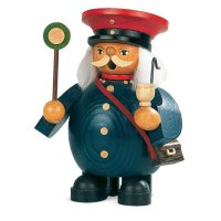 Müller Erzgebirge Räuchermann klein Eisenbahner...