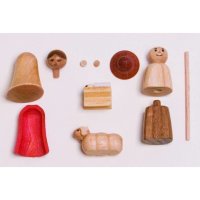 Kuhnert Erzgebirge Bastelset Pyramide mit Krippenfiguren Höhe 18 cm