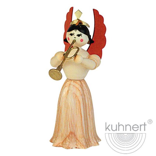 Kuhnert Konzertengel Engel Langrockengel Trompete natur 7 cm