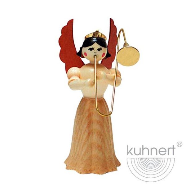 Kuhnert Konzertengel Engel Langrockengel Posaune natur 7 cm