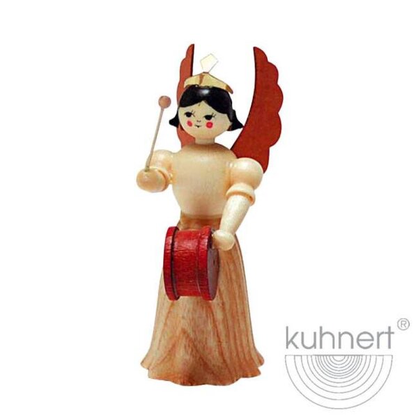 Kuhnert Konzertengel Engel Langrockengel Trommel natur 7 cm