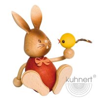 Kuhnert Erzgebirge Stupsi Hase mit Küken Höhe...