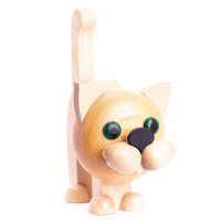 Kuhnert Brillenhalter Katze aus Massivholz