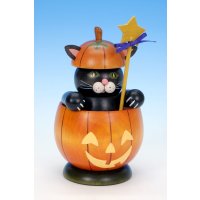 Christian Ulbricht Erzgebirge Räucherfigur Katze im...