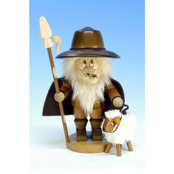 Christian Ulbricht Erzgebirge Räuchermännchen Wichtel Schäfer 31,0 cm