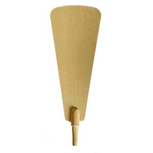Pyramidenflügel Sperrholz 12 cm mit Schaft