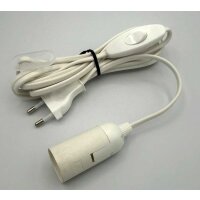 Anschlussleitung mit Schalter u. Fassung E14 3 m