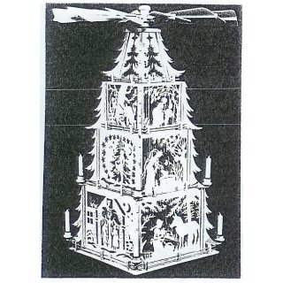 Vorlage 501 Märchenpyramide, H ca. 80 cm