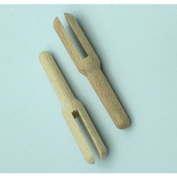 Flügelschaft Schaft 6 mm, Nut 3 mm