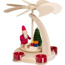 Seiffener Volkskunst Bogenpyramide klein Weihnachtsmann...