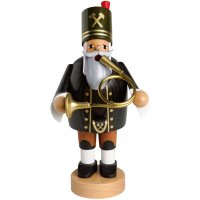 KWO Erzgebirge Räuchermann Bergmann mit Horn...