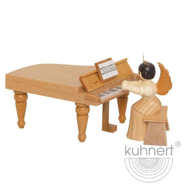 Kuhnert Konzertengel Engel Langrockengel mit Flügel natur 5,5 cm