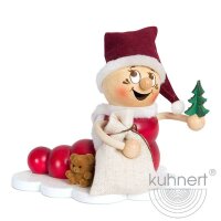 Kuhnert Erzgebirge Weihnachts-Rudi Rauchwurm mit Sack und...