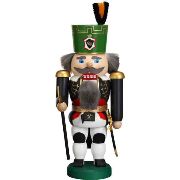 Seiffener Volkskunst Nussknacker Bergmeister Größe 20 cm