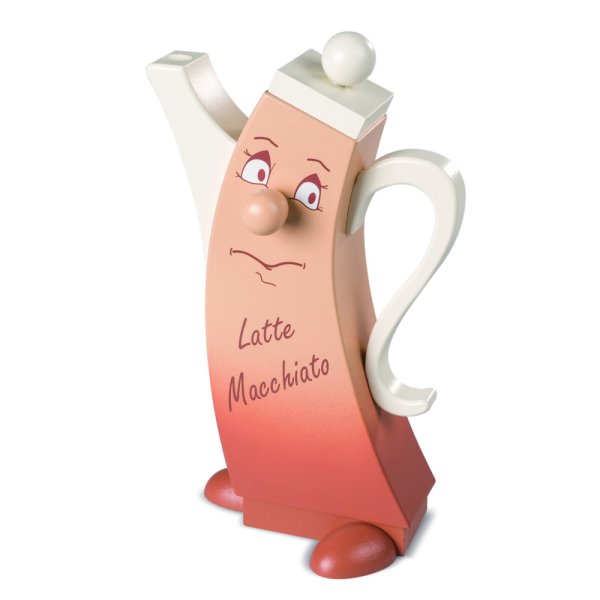 Müller moderne Räucherfigur Latte Macchiato 12 x 7 x 21 cm