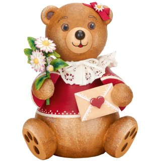 Hubrig-Volkskunst Hubiduu Teddy mit Herz Herzenssache 18 cm
