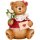 Hubrig-Volkskunst Hubiduu Teddy mit Herz Herzenssache 18 cm