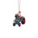 Christian Ulbricht Baumbehang Traktor mit Weihnachtsmann...
