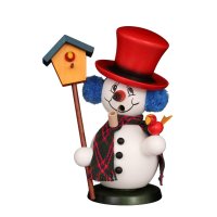 Christian Ulbricht Erzgebirge Räuchermann Schneeman...
