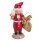 Müller RauchKnacker® Weihnachtsmann mit Glocke und Geschenkesack 14 x 27 cm