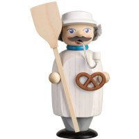 Seiffener Volkskunst Räucherfigur Bäcker...
