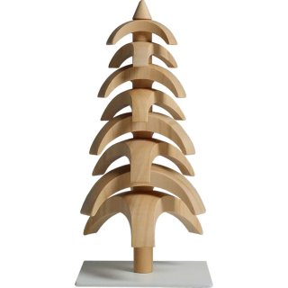 Seiffener Volkskunst Design-Objekt Drehbaum Twist Kirschbaum Höhe 15 cm