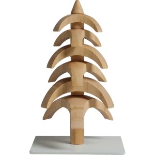 Seiffener Volkskunst Design-Objekt Drehbaum Twist Kirschbaum Höhe 11,5 cm