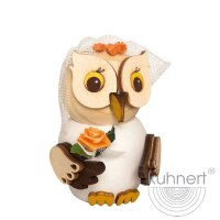 Kuhnert Mini Eule Braut natur Höhe 7 cm