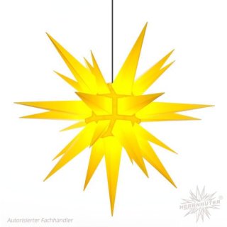 Herrnhuter Sterne Kunststoff 130 cm gelb