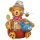 Hubrig-Volkskunst Hubiduu Teddy mit Herz Honigbärli 7 cm