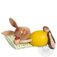 Kuhnert Erzgebirge Stupsi Hase Schlafmütze Höhe...