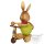 Kuhnert Erzgebirge Stupsi Hase mit Roller Höhe 12 cm
