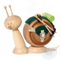 Kuhnert Rauchfigur Sunny Wanderschnecke 15 cm