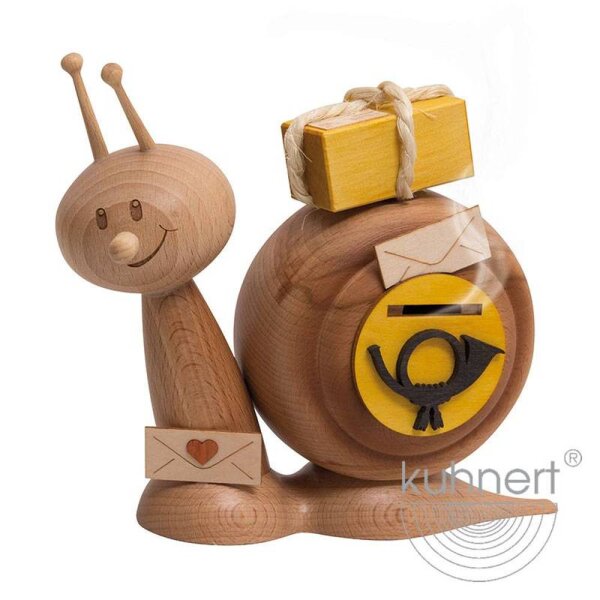 Kuhnert Rauchfigur Sunny Postschnecke 15 cm