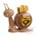 Kuhnert Rauchfigur Sunny Postschnecke 15 cm