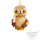Kuhnert Baumbehang Eulenkind mit Kerze