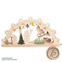 Kuhnert Erzgebirge Bastelset Schwibbogen Schneemann...