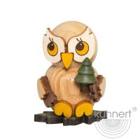 Kuhnert Eulenkind mit Baum zum Stellen Höhe 4 cm