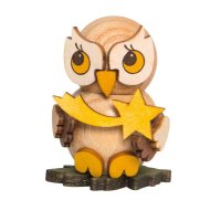 Kuhnert Eulenkind mit Stern zum Stellen Höhe 4 cm