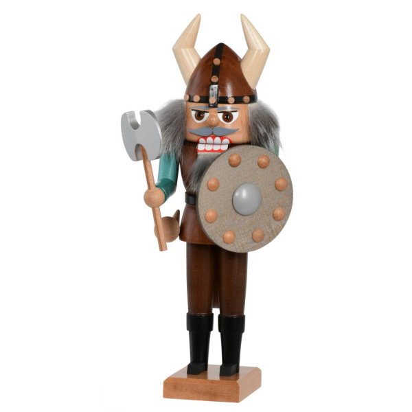 KWO Erzgebirge Nussknacker Wikinger Höhe 29 cm