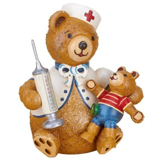 Hubrig-Volkskunst Hubiduu Teddy mit Herz Erste Hilfe 7 cm