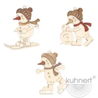 Kuhnert Baumschmuck Schneemann Sportler II 6er Set